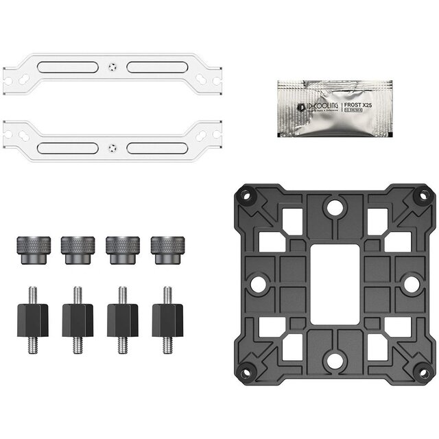 Устройство охлаждения(кулер) ID-Cooling SE-903-XT V2 Soc-AM5 / AM4 / 1200 / 1700 / 1851 серебристый / черный 4-pin 14-26dB Al+Cu 150W 650gr Ret Устройство охлаждения(кулер) ID-Cooling SE-903-XT V2 Soc-AM5 / AM4 / 1200 / 1700 / 1851 серебристый / черный 4-pin 14-26dB Al+Cu 150W 650gr Ret