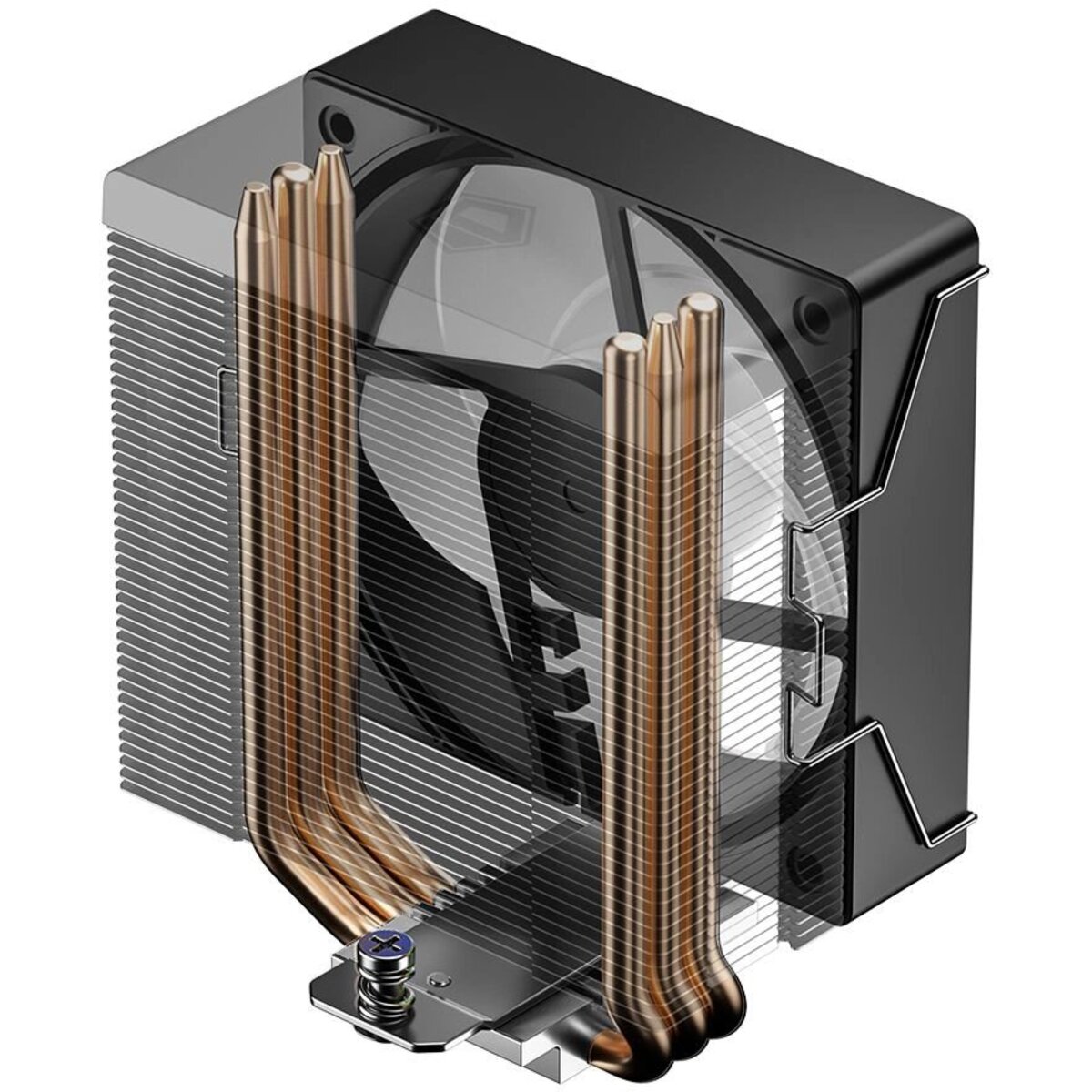 Устройство охлаждения(кулер) ID-Cooling SE-903-XT V2 Soc-AM5 / AM4 / 1200 / 1700 / 1851 серебристый / черный 4-pin 14-26dB Al+Cu 150W 650gr Ret