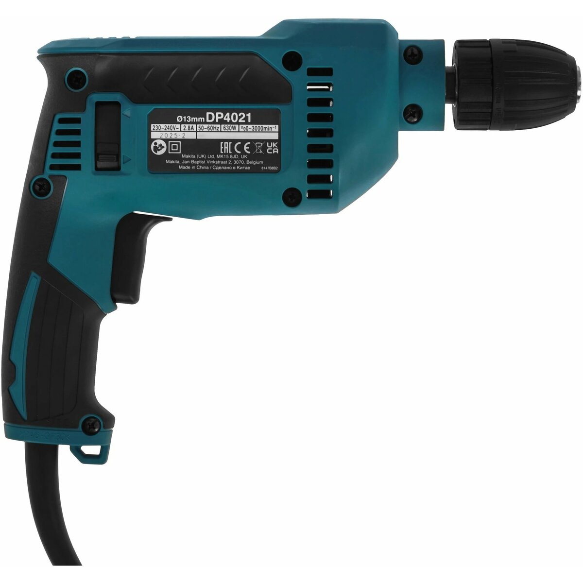 Дрель безударная Makita DP4021 (Цвет: Blue)