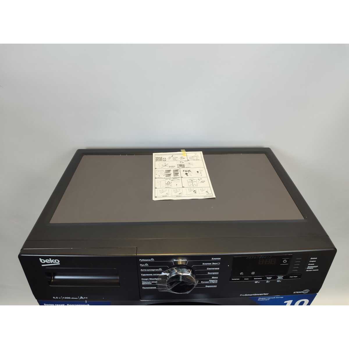Стиральная машина Beko WSPE6H612A (Цвет: Anthracite)