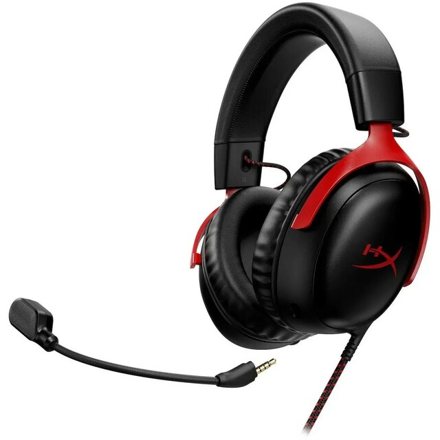 Компьютерная гарнитура HyperX Cloud III (Цвет: Black / Red)