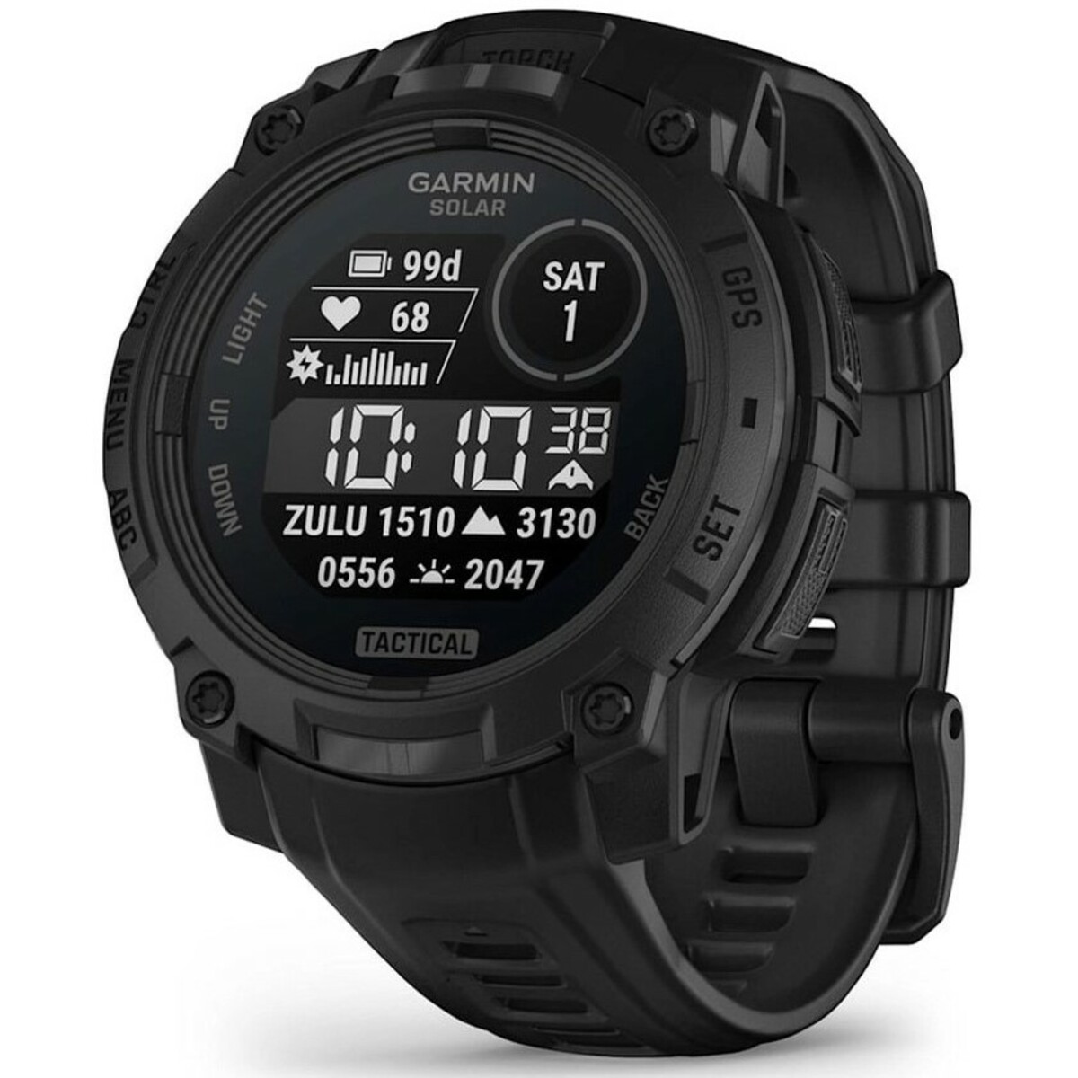 Умные часы Garmin Instinct 3 45mm Solar Tactical Edition, черный