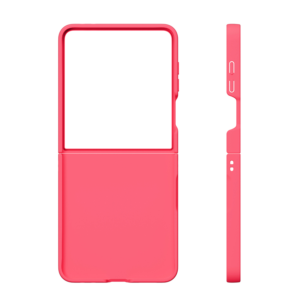 Чехол-накладка VLP Flex Сase MagSafe для Samsung Galaxy Z Flip 7 (Цвет: Коралловый)