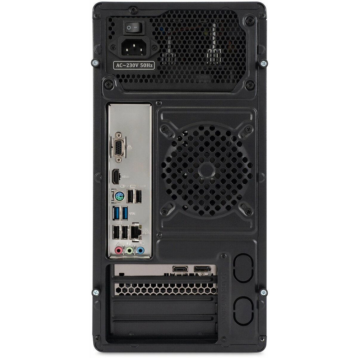 ПК IRU Tactio 310H6SEA (Core i5 13400F 2.5Ghz/32Gb DDR5/SSD1Tb/NVIDIA GeForce RTX 5060 8Gb/FreeDOS/black) 