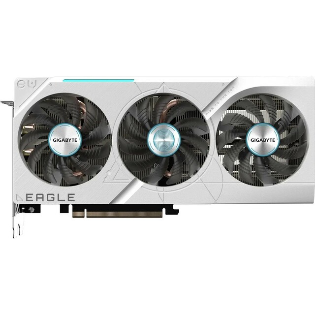 Видеокарта GIGABYTE GeForce RTX 4070 Super EAGLE OC ICE 12G (GV-N407SEAGLEOC ICE-12GD)