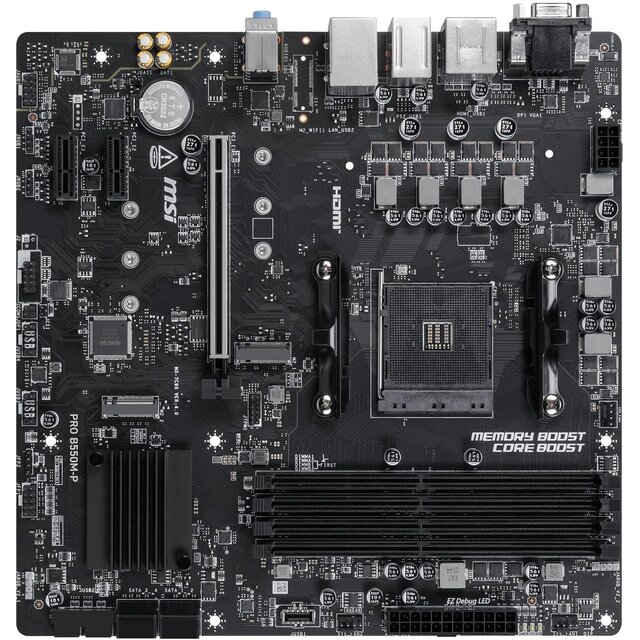 Материнская плата MSI PRO B550M-P Материнская плата MSI PRO B550M-P