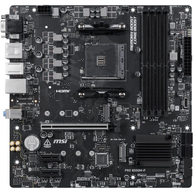 Материнская плата MSI PRO B550M-P Материнская плата MSI PRO B550M-P