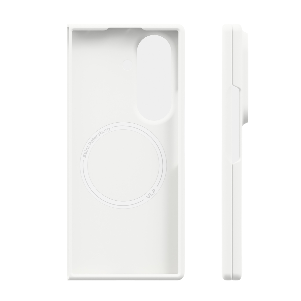 Чехол-накладка VLP Flex Case с MagSafe для Samsung Galaxy Z Fold 8 Ultra, молочный