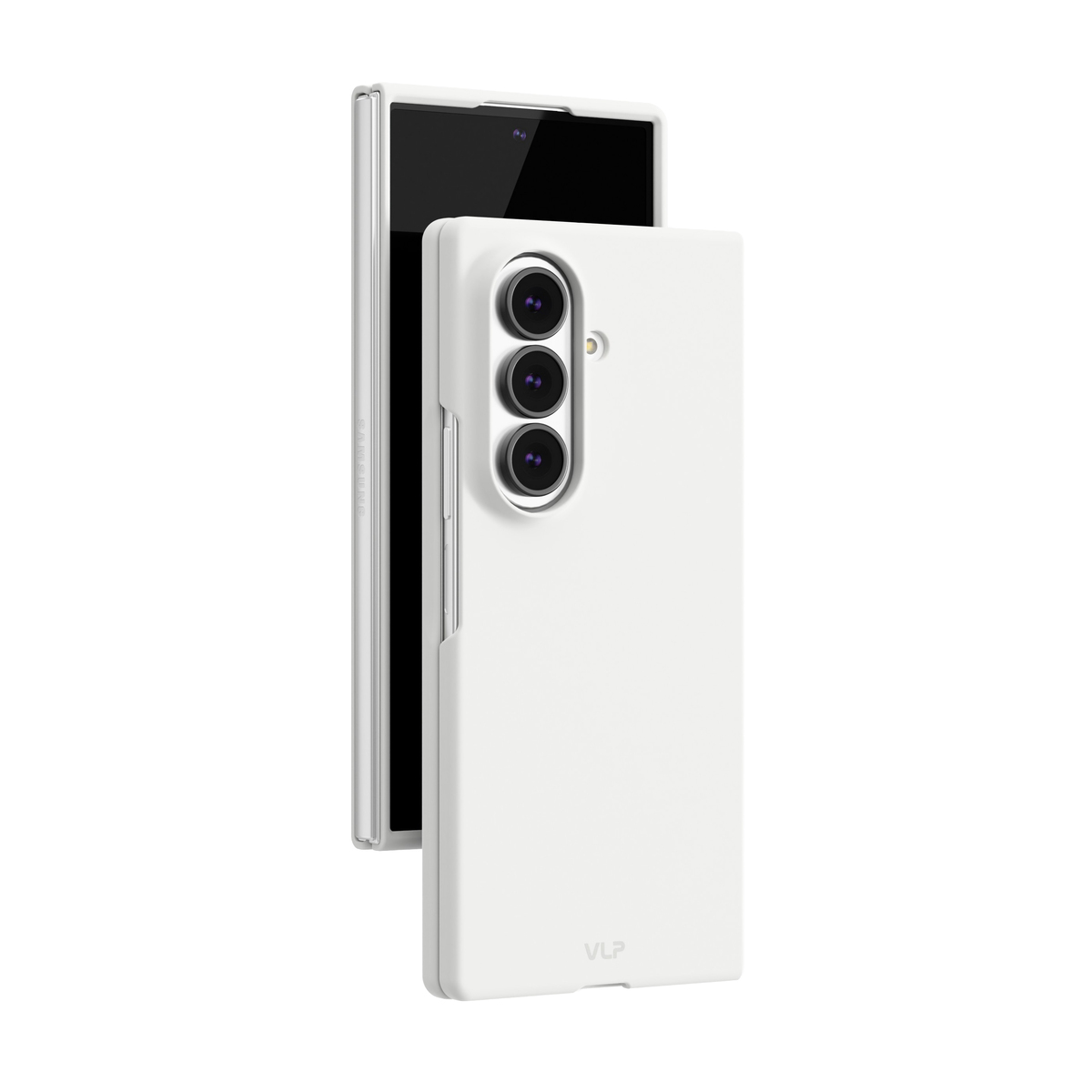Чехол-накладка VLP Flex Case с MagSafe для Samsung Galaxy Z Fold 8 Ultra, молочный