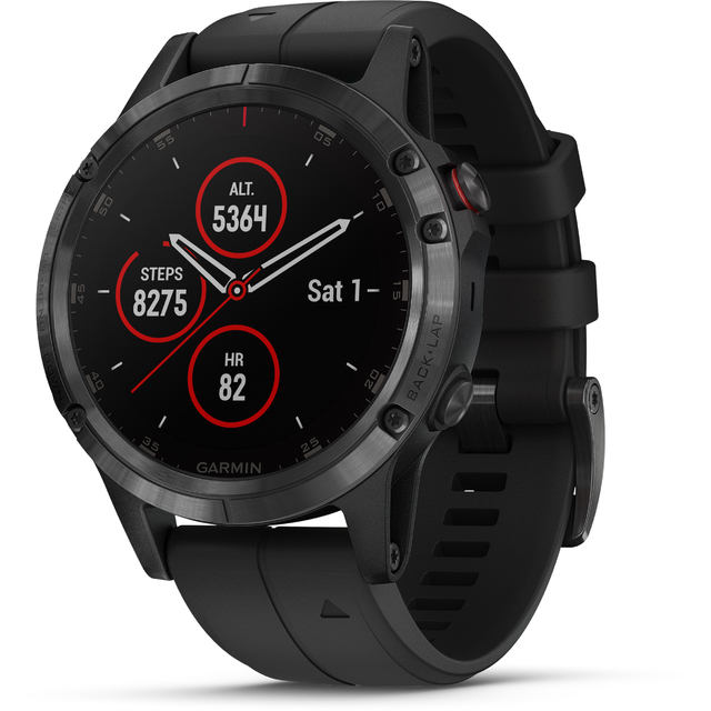 Умные часы Garmin Fenix 5 Plus Sapphire (Цвет: Black)