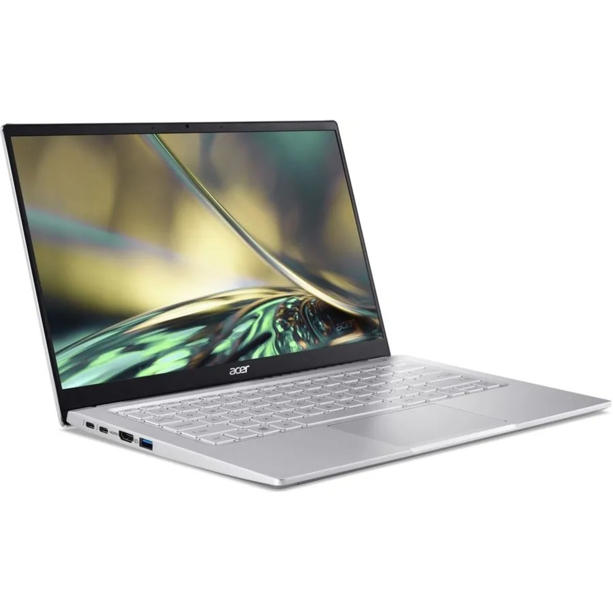 Ультрабук Acer Swift 3 SF314-512-36YL Core i3 1220P 8Gb SSD512Gb UMA 14 IPS FHD (1920x1080) Eshell silver WiFi BT Cam