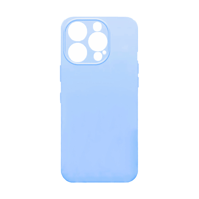 Чехол-накладка Borasco MicroFiber Case для смартфона iPhone 15 Pro Max (Цвет: Light Blue)