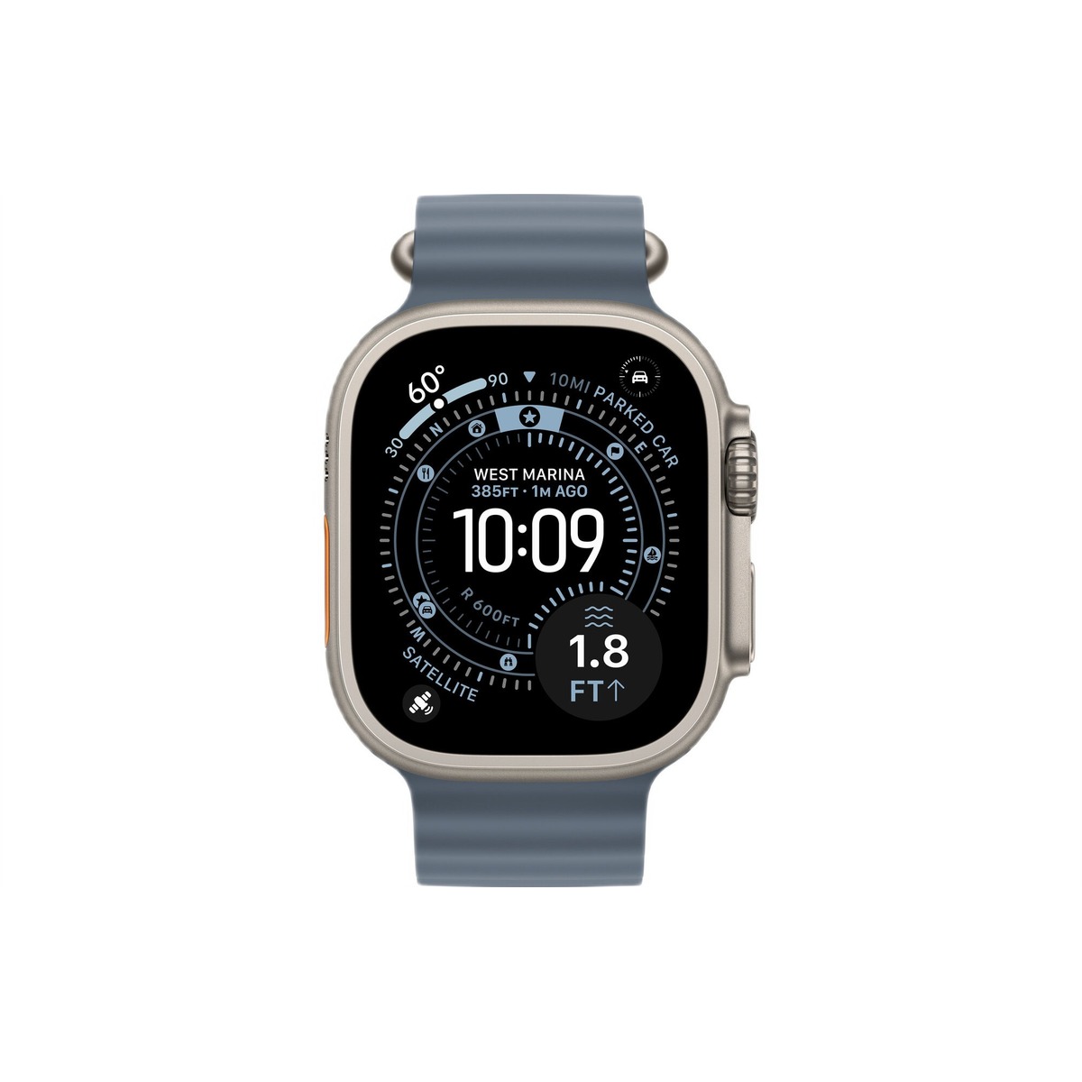 Умные часы Apple Watch Ultra 3 49mm Titanium Case Natural Blue Ocean Band