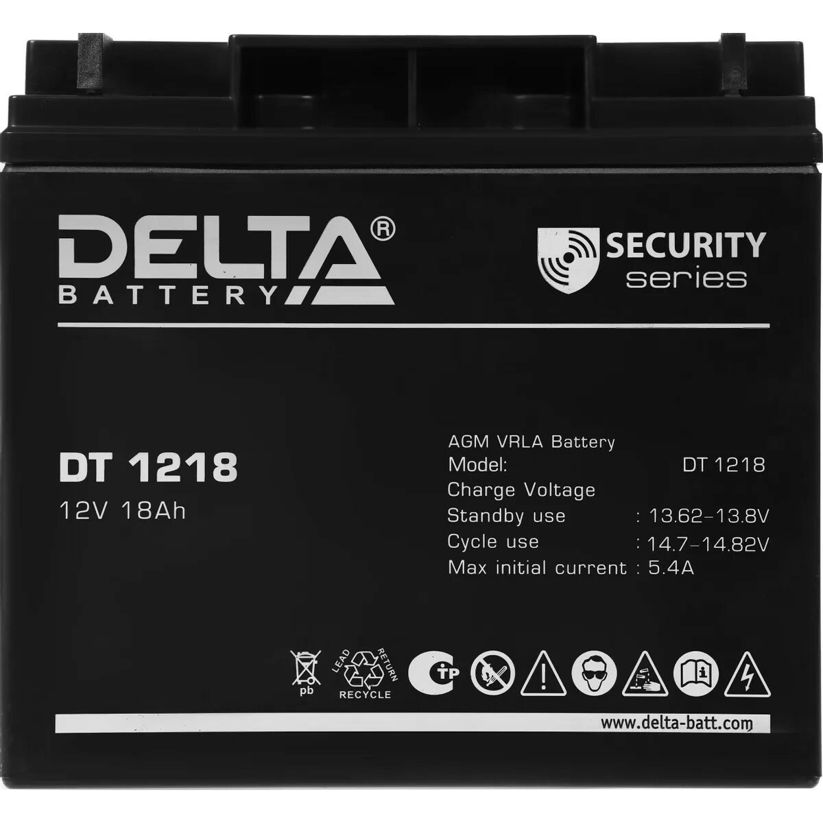 Батарея для ИБП DELTA BATTERY DT 1218 12В 18Ач