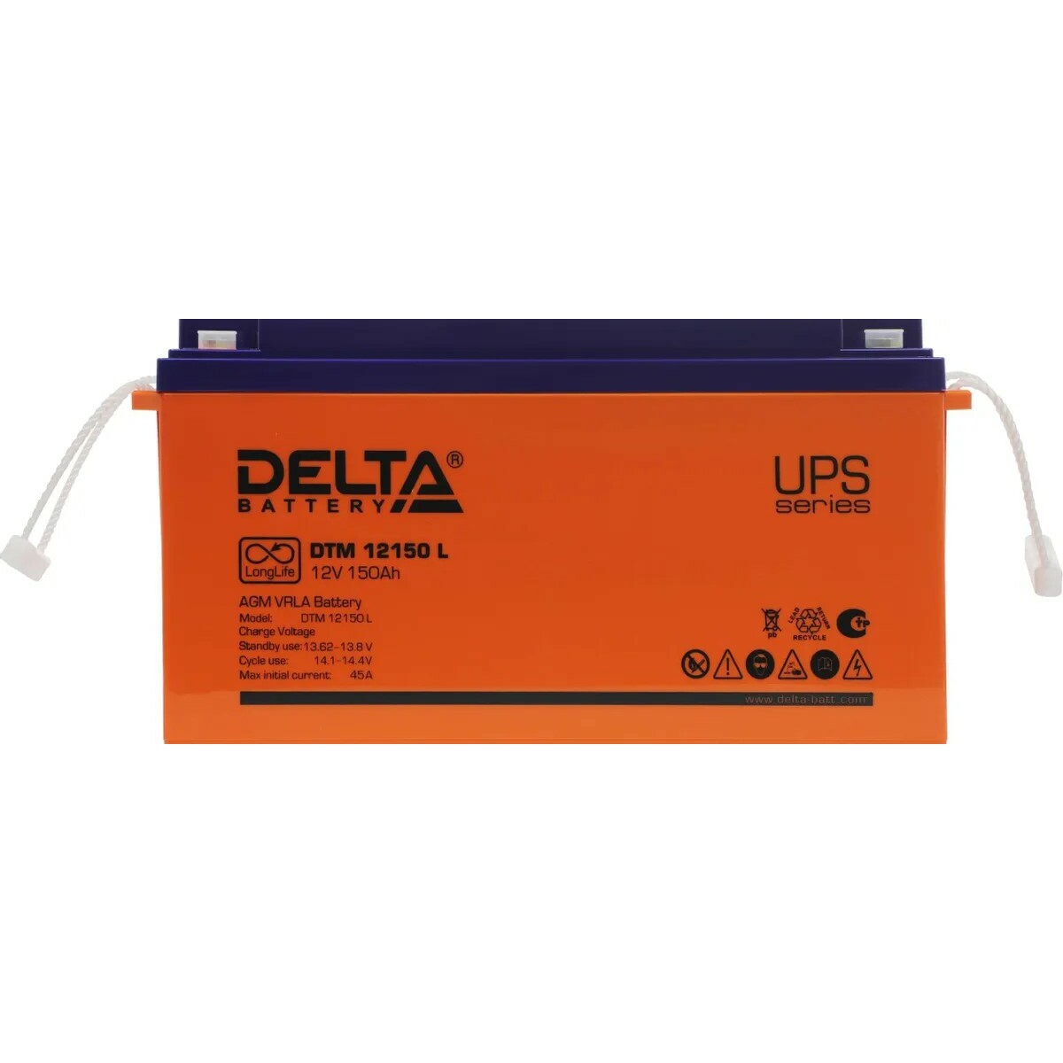 Батарея для ИБП DELTA BATTERY DTM 12150 L 12В 150Ач