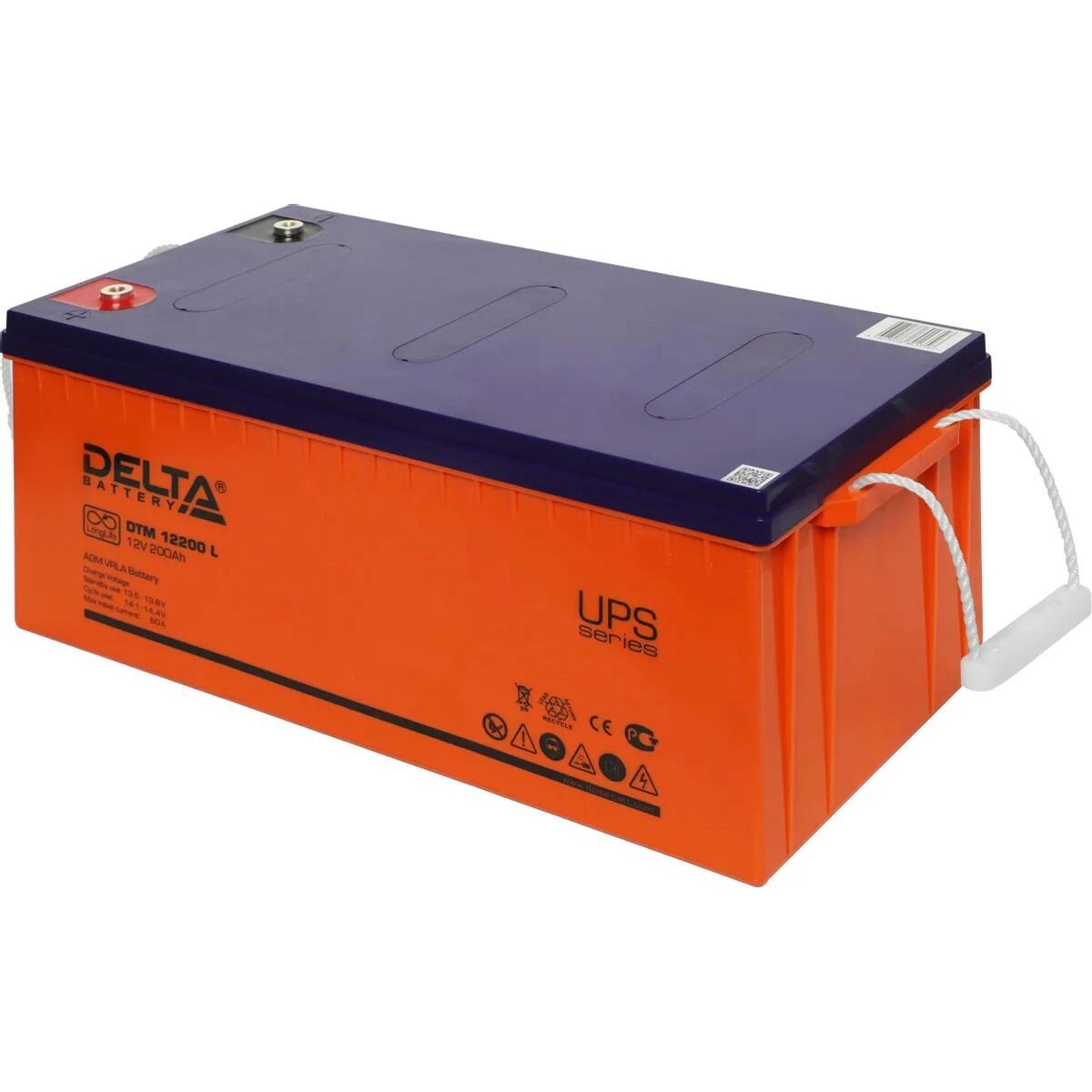 Батарея для ИБП DELTA BATTERY DTM 12200 L 12В 200Ач
