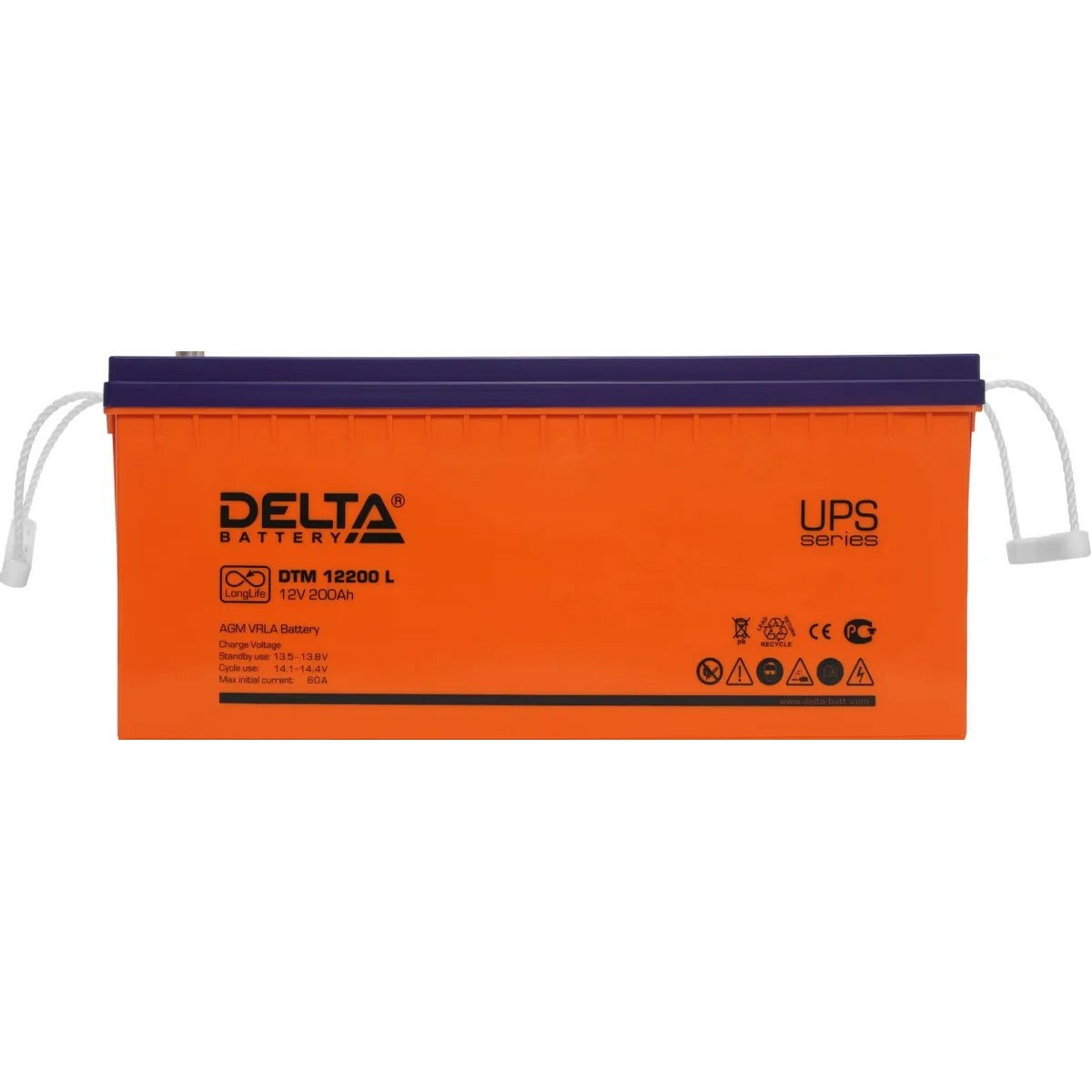 Батарея для ИБП DELTA BATTERY DTM 12200 L 12В 200Ач