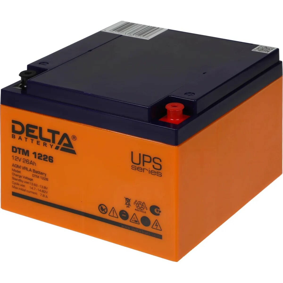 Батарея для ИБП DELTA BATTERY DTM 1226 12В 26Ач