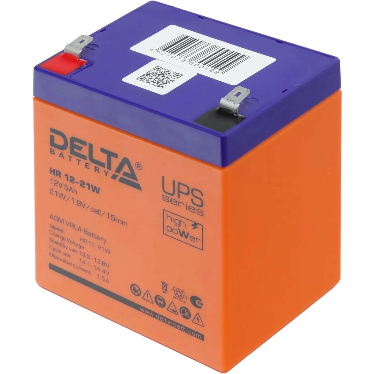 Батарея для ИБП Delta BATTERY HR 12-21 W 12В, 5Ач