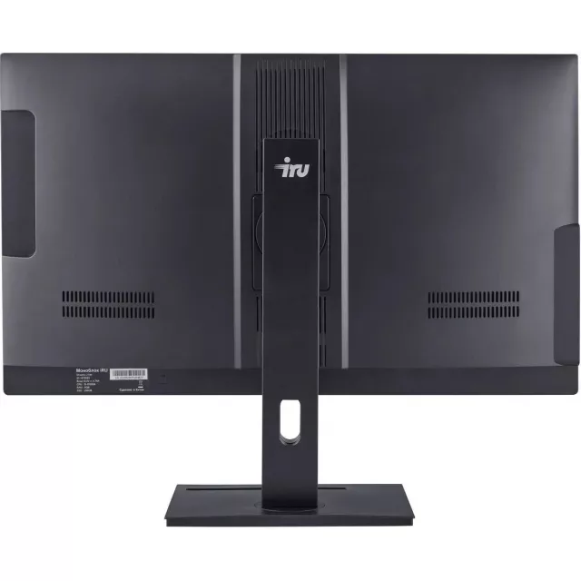 Моноблок IRU Office 27IM 27 Full HD i5 1035G4 (3.6) 8Gb SSD256Gb Iris Plus Graphics Free DOS GbitEth WiFi BT 120W Cam черный 1920x1080