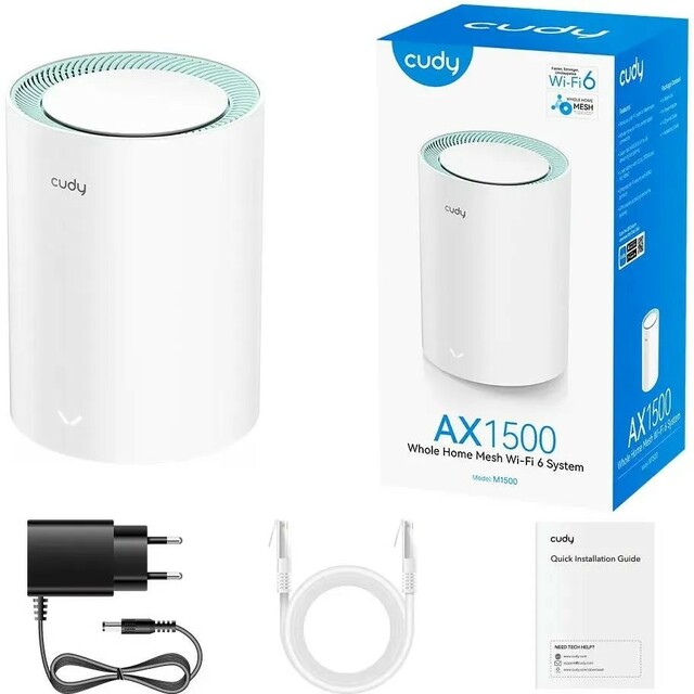 Бесшовный Mesh роутер Cudy M1500 (M1500(1-PACK)) 