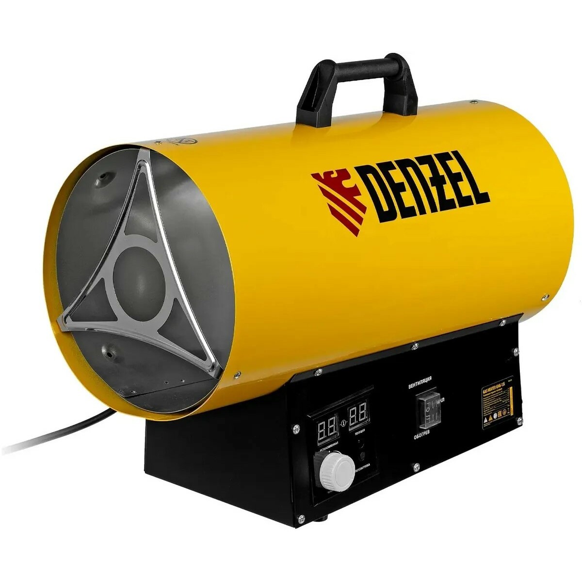 Тепловая пушка газовая Denzel GHG-15i (Цвет: Yellow)