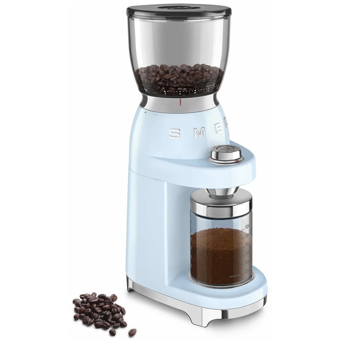 Кофемолка Smeg CGF01PBEU (Цвет: Blue)