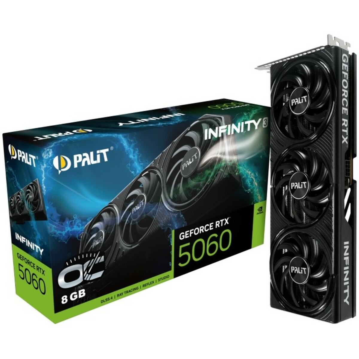 Видеокарта Palit GeForce RTX 5060 Infinity 3 OC 8G (NE75060T19P1-GB2063S)
