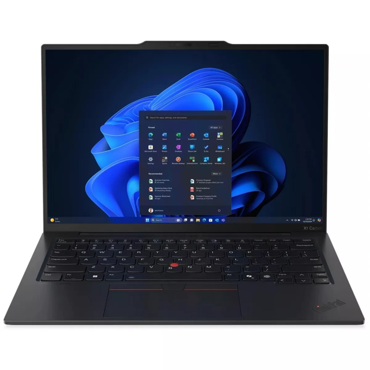 Ноутбук Lenovo ThinkPad X1 Carbon G13 Aura (Core Ultra 7 258V 2.2Ghz/32Gb LPDDR5x/SSD512Gb/Intel Arc 140V/14 /Windows 11 Pro/black) (21NS0014US)