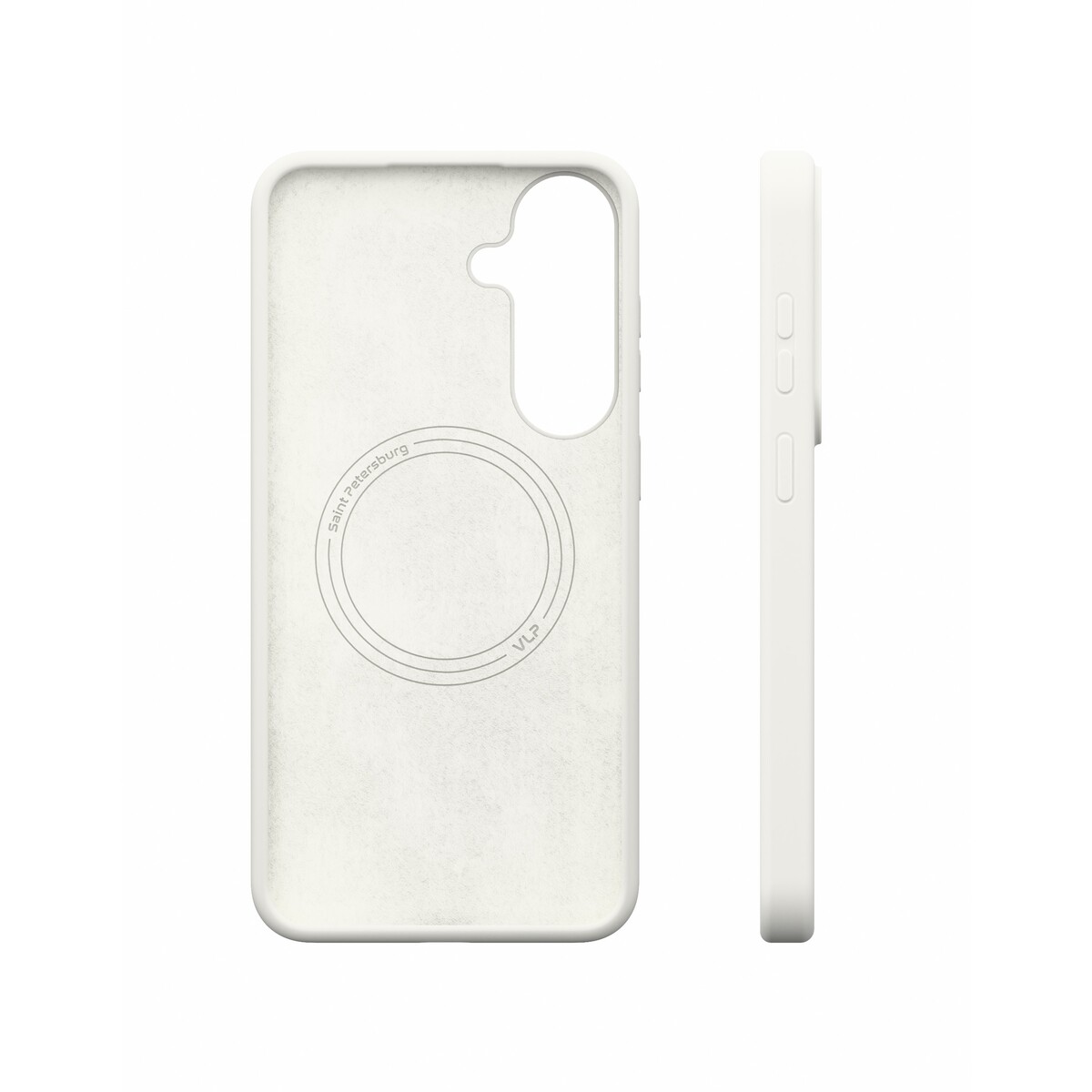 Чехол-накладка VLP Lite Mist Case с MagSafe для Samsung Galaxy S26 FE, белый