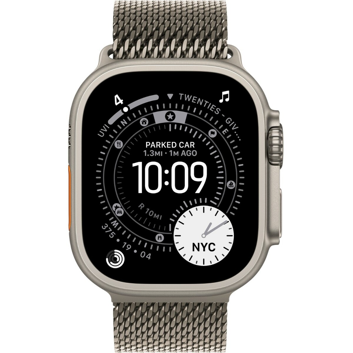 Умные часы Apple Watch Ultra 3 49mm Titanium Case with Milanese Loop M (Цвет: Natural)