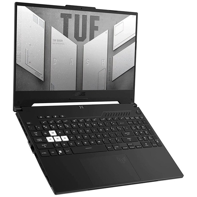 Ноутбук Asus TUF Dash F15 FX517ZM-HN073 i7-12650H/16Gb/1Tb/RTX 3060 6Gb/15 6/IPS/Dos/Black/Wi-Fi/Cam