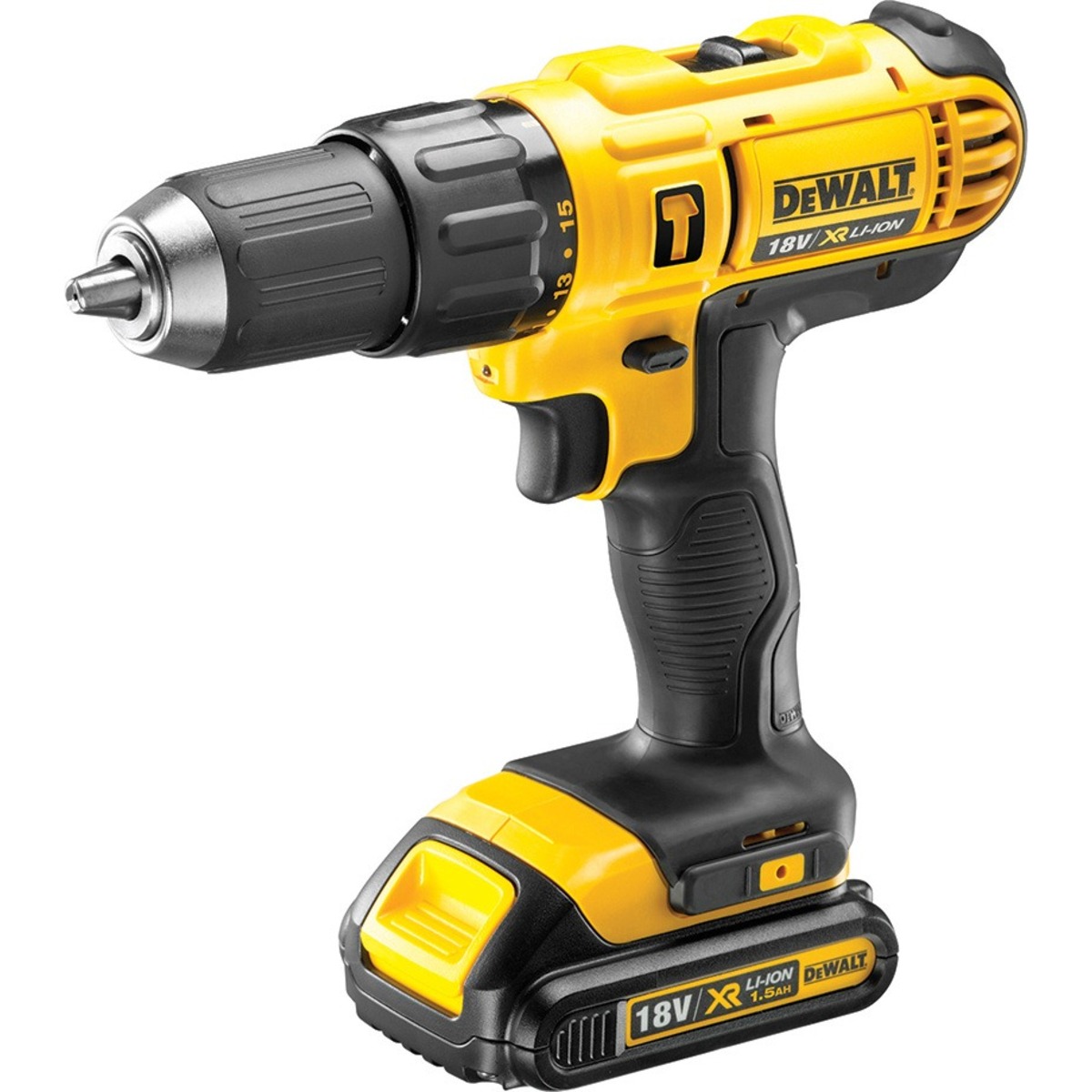 Дрель-шуруповерт DeWalt DCD776S2-ZA (Цвет: Yellow)