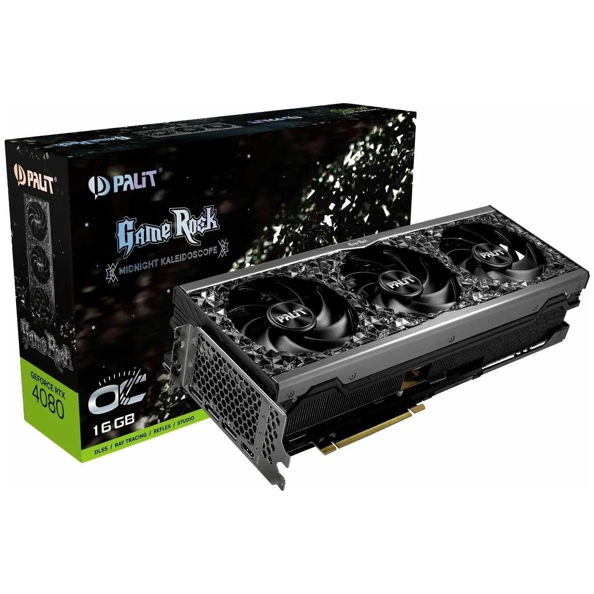 Видеокарта Palit GeForce RTX 4080 GameRock OC 16G (NED4080S19T2-1030G)
