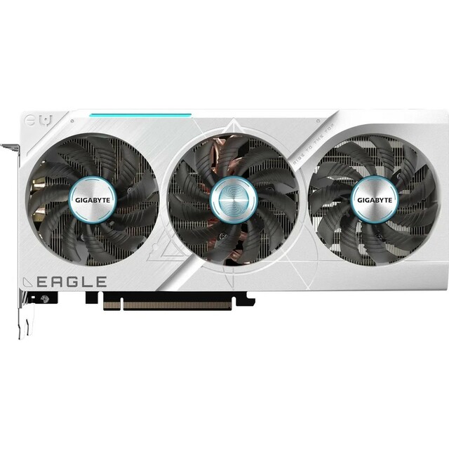 Видеокарта GIGABYTE GeForce RTX 4070 Ti Super EAGLE OC ICE 16G (GV-N407TSEAGLEOC ICE-16GD)