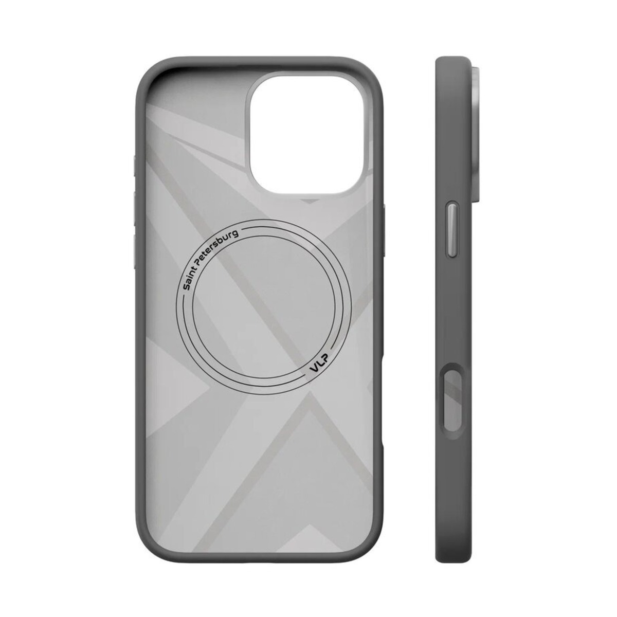 Чехол-накладка VLP Aster Pro Case with MagSafe для смартфона Apple iPhone 16 Pro (Цвет: Grey)