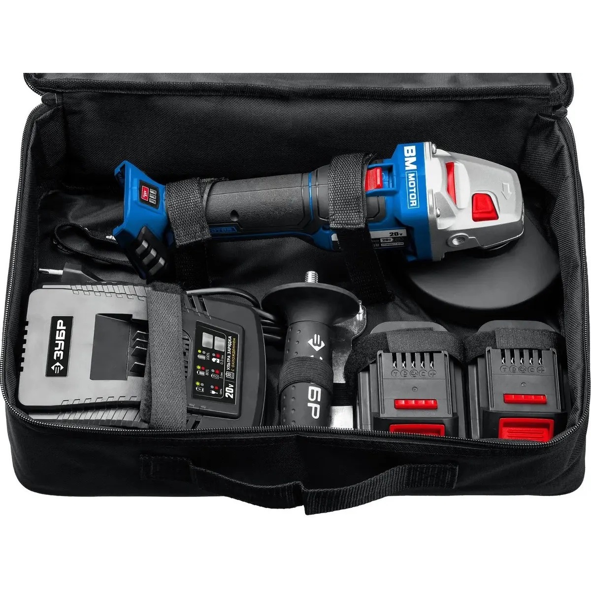 Углошлифовальная машина Зубр AB-125-42 (Цвет: Blue)