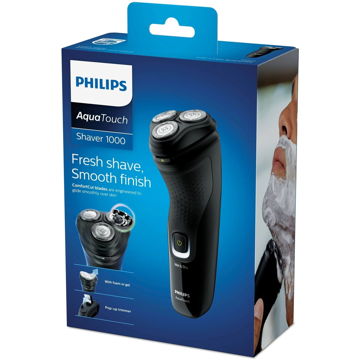 Бритва роторная Philips S1223/41, черный