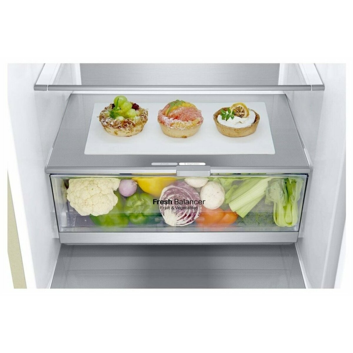 Холодильник LG GC-B459SEUM (Цвет: Beige)
