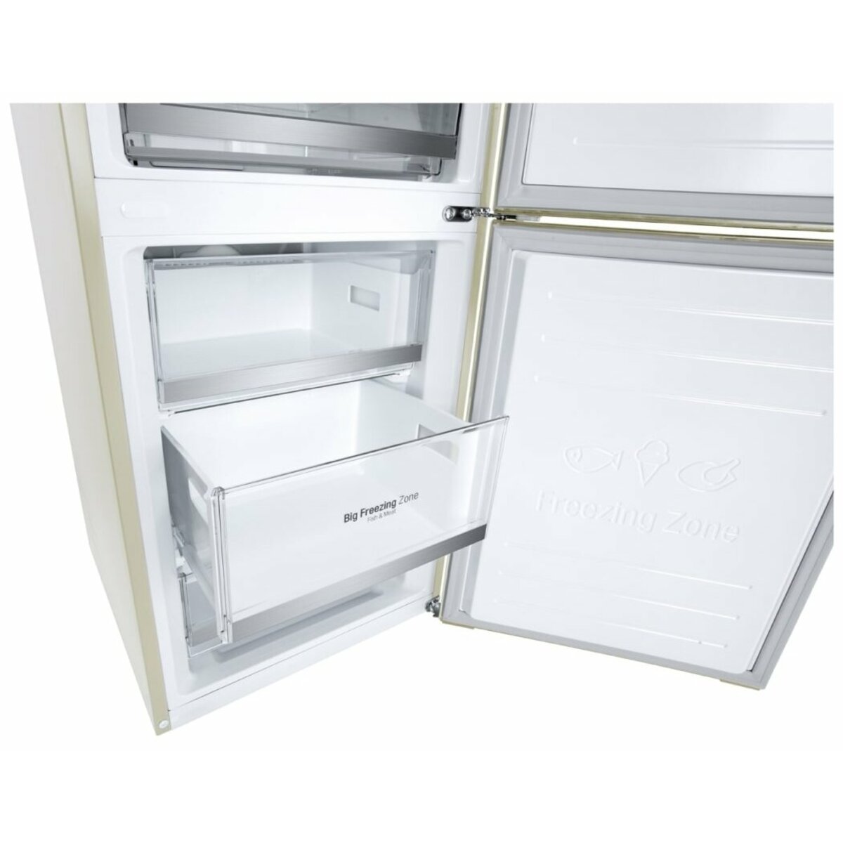 Холодильник LG GC-B459SEUM (Цвет: Beige)
