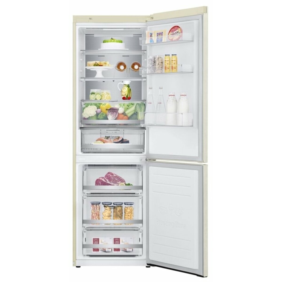 Холодильник LG GC-B459SEUM (Цвет: Beige)
