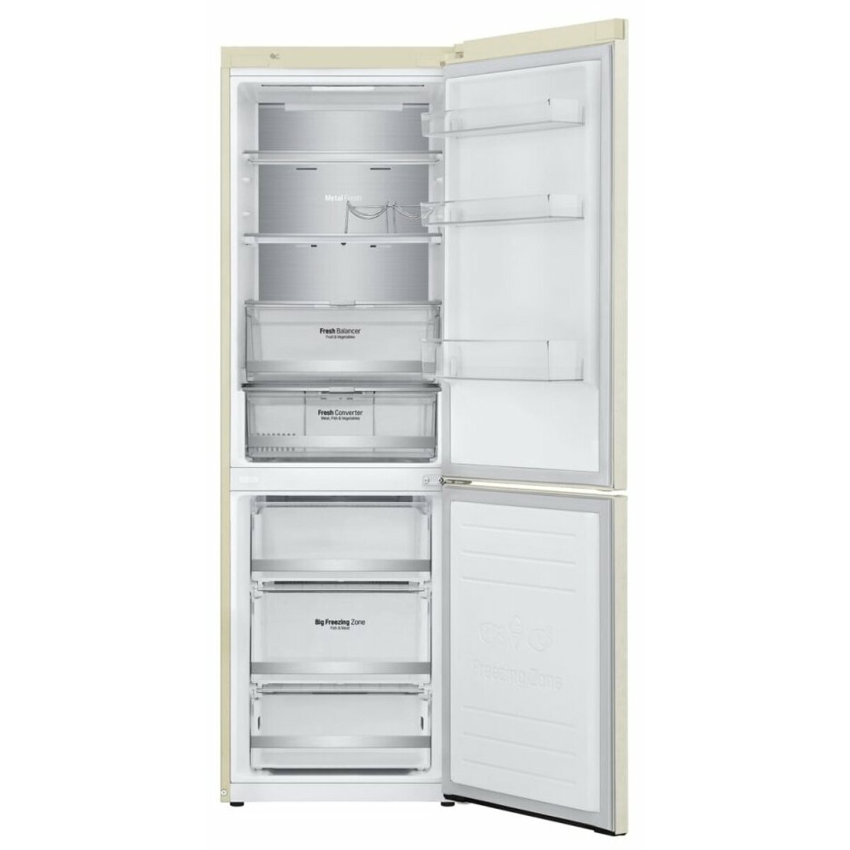 Холодильник LG GC-B459SEUM (Цвет: Beige)