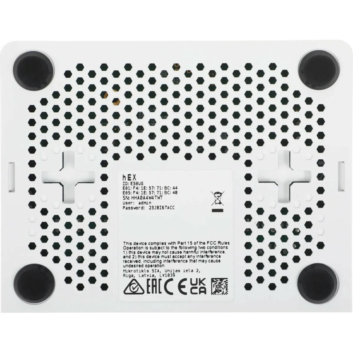 Маршрутизатор MikroTik hEX refresh (E50UG) 