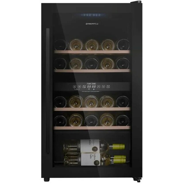 Винный шкаф Maunfeld MFWC-85D28, черный Винный шкаф Maunfeld MFWC-85D28, черный