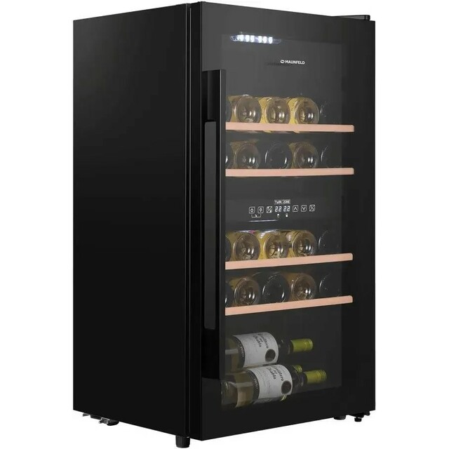 Винный шкаф Maunfeld MFWC-85D28, черный Винный шкаф Maunfeld MFWC-85D28, черный
