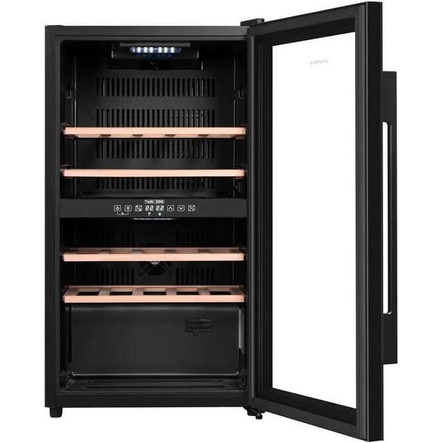 Винный шкаф Maunfeld MFWC-85D28, черный Винный шкаф Maunfeld MFWC-85D28, черный