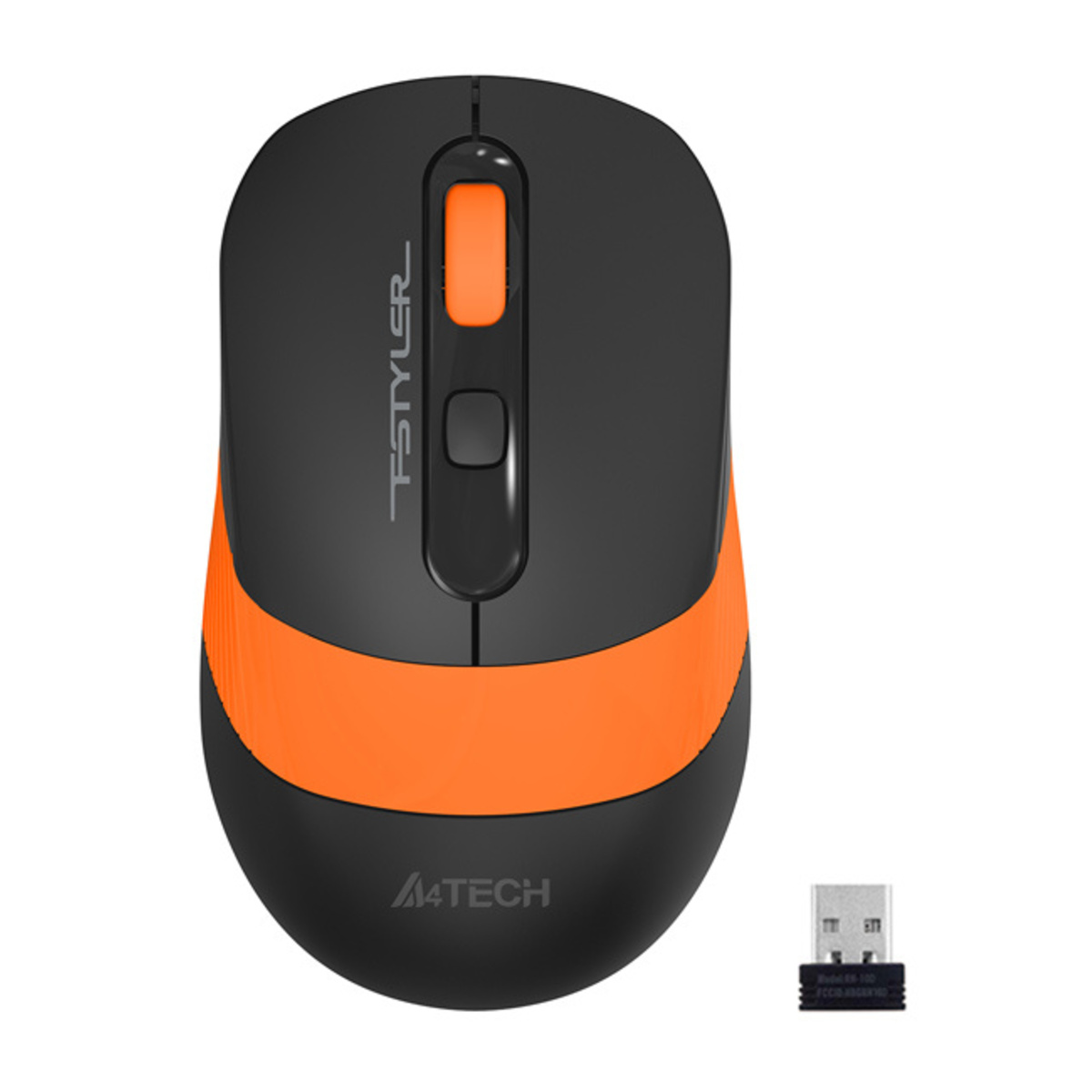 Беспроводная мышь A4 Fstyler FG10 (Цвет: Black / Orange)