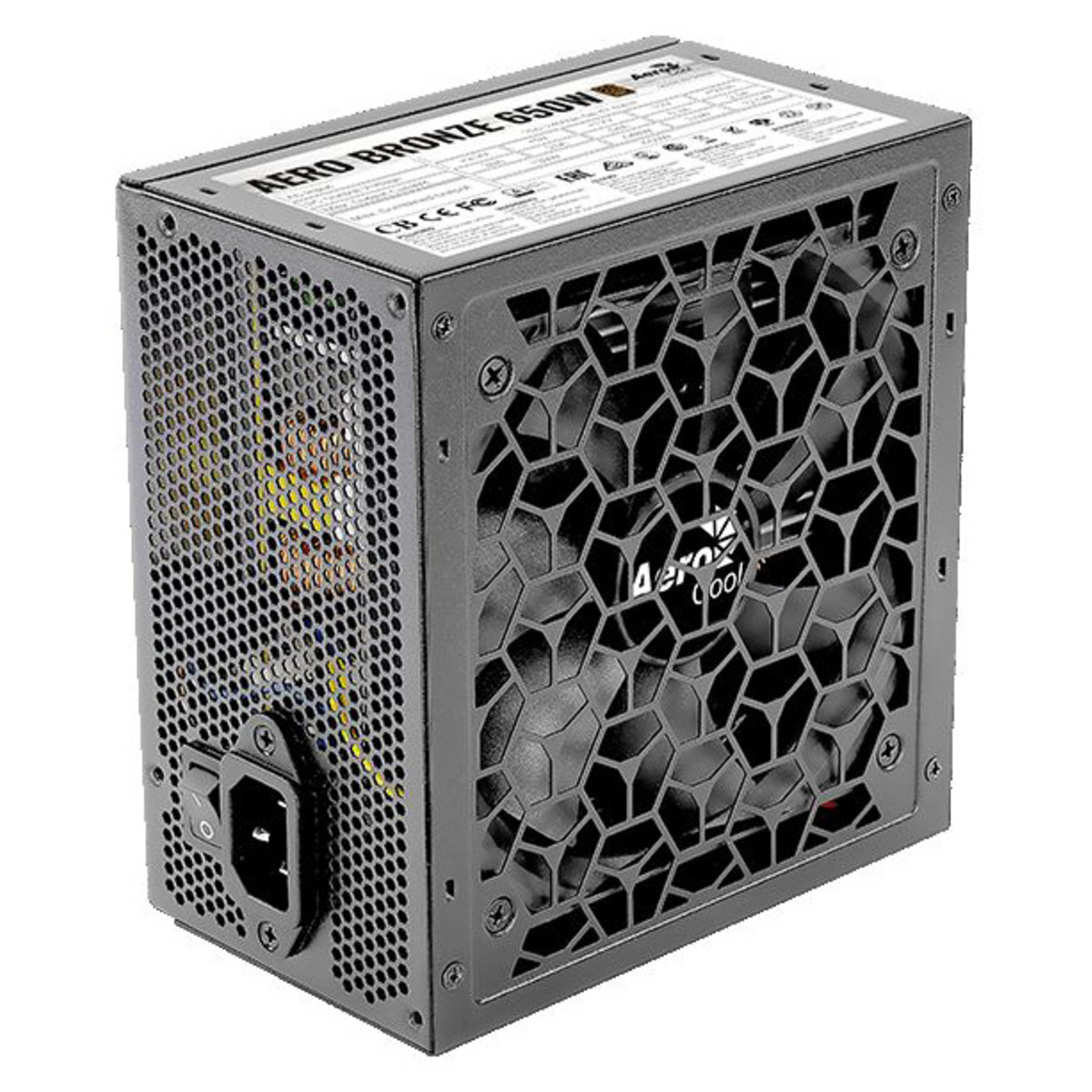 Блок питания Aerocool ATX 650W Aero Bronze