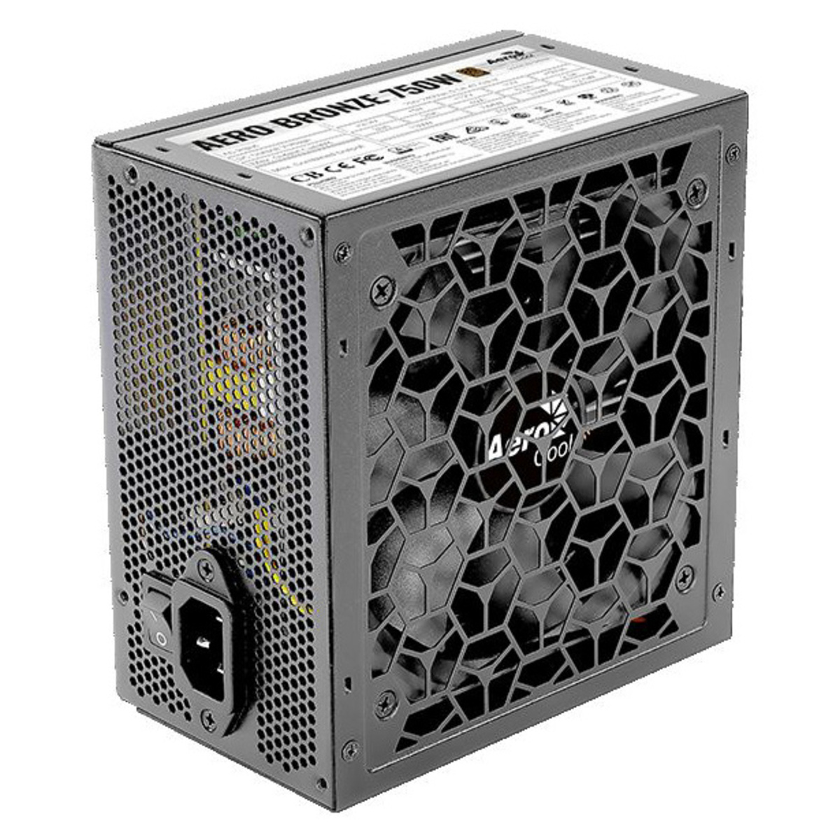 Блок питания Aerocool ATX 750W Aero Bronze