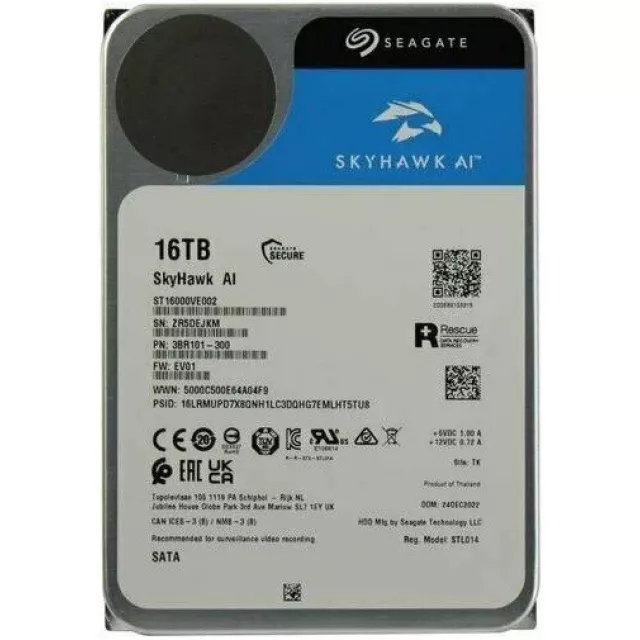 Жесткий диск Seagate SATA-III 16Tb ST16000VE002